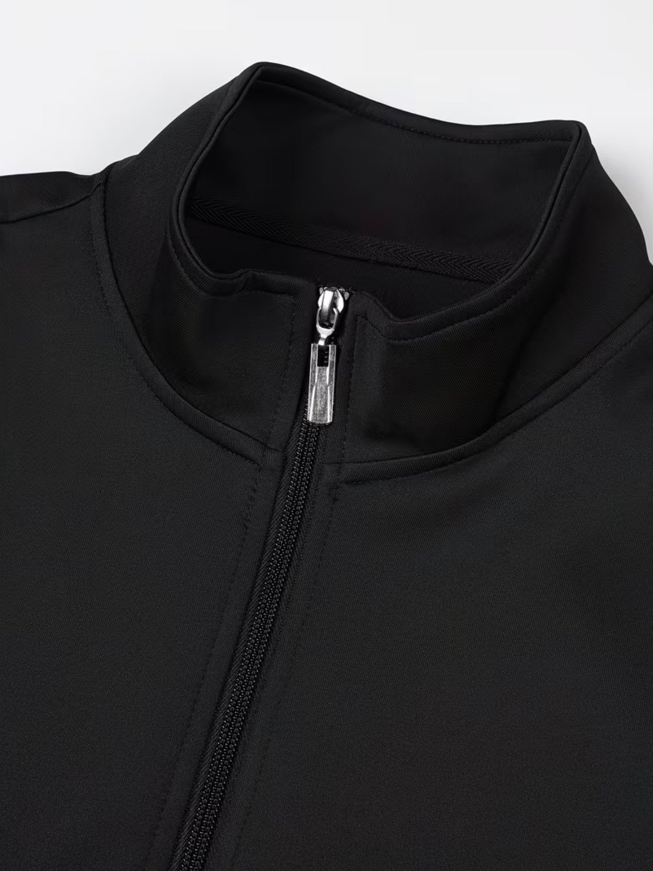 Men's Tracksuit - Black Full-Zip