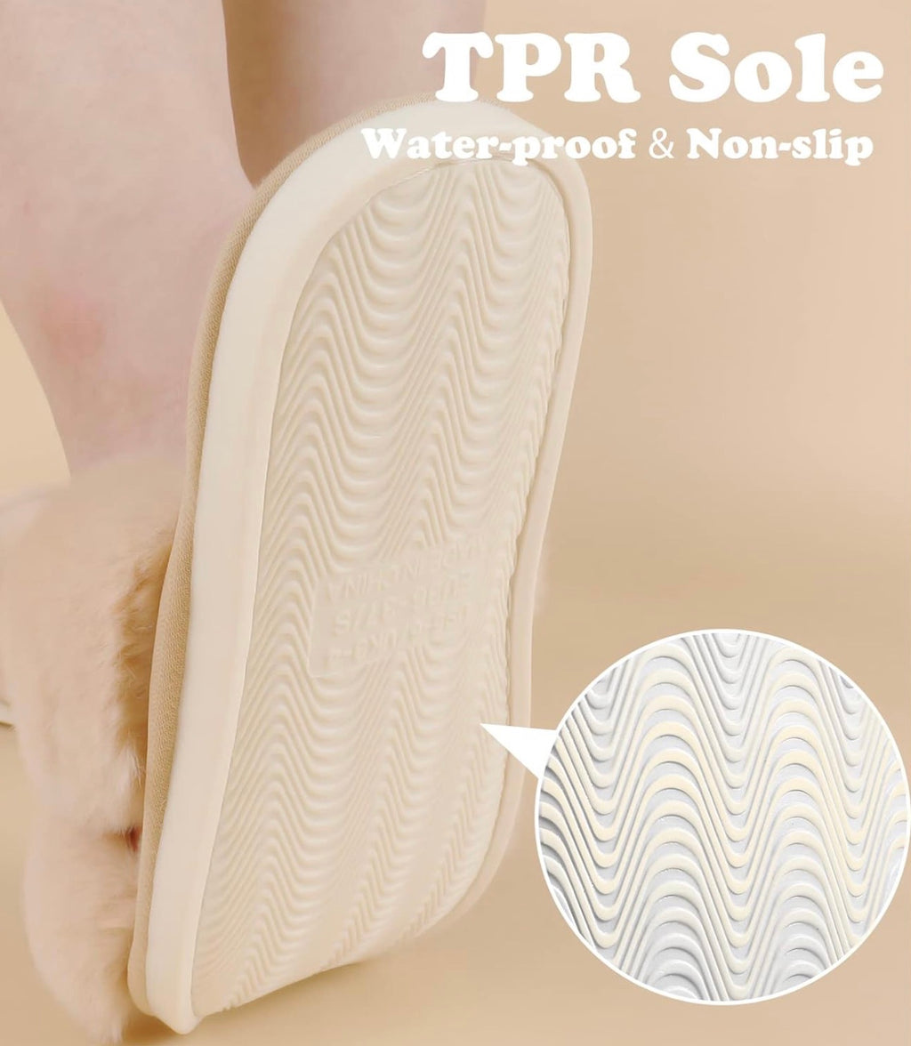 Fluffy Slippers Memory Foam