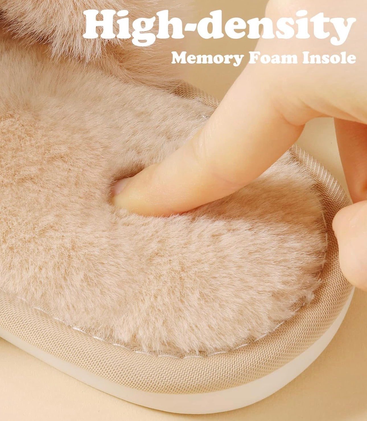 Fluffy Slippers Memory Foam