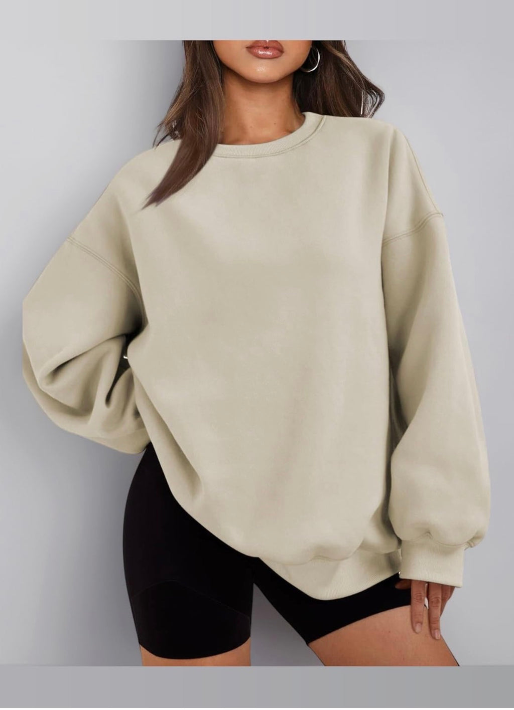 Oversized Sweatshirt Women Loose Fit Vintage Crew Neck Sweatshirts Long Sleeve Tops