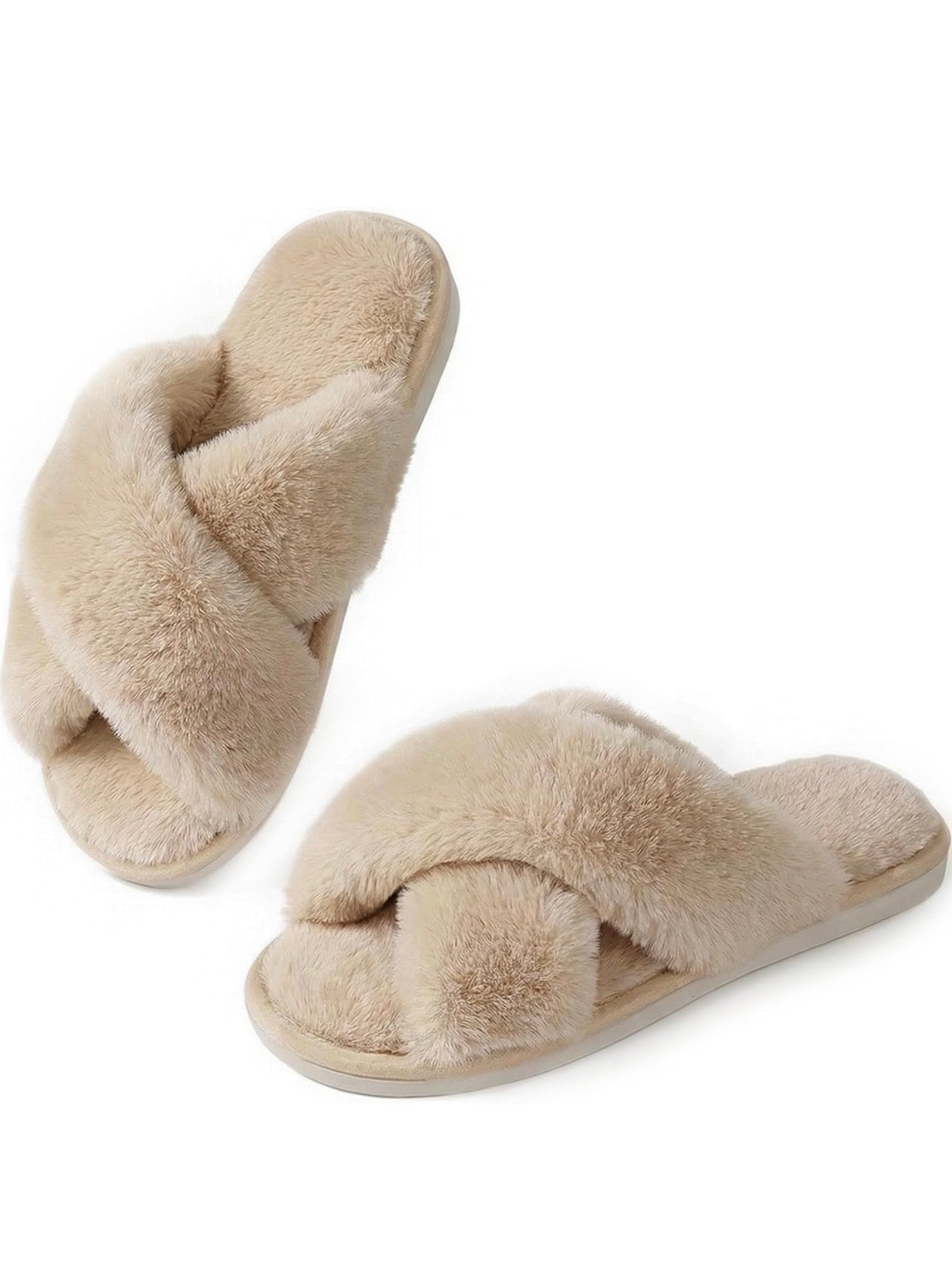 Fluffy Slippers Memory Foam