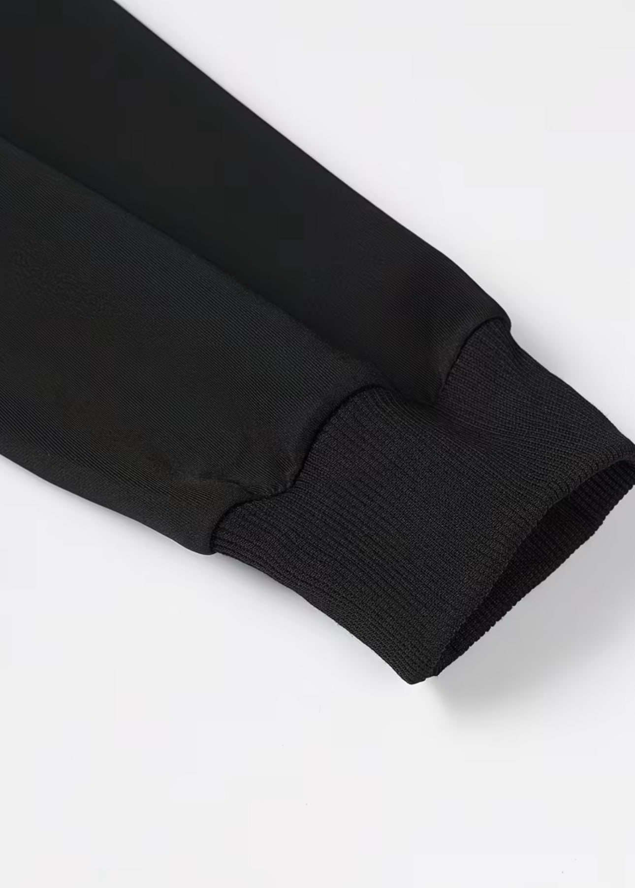 Men's Tracksuit - Black Full-Zip